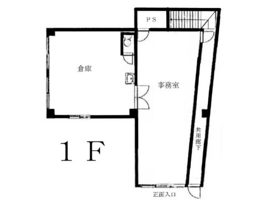 大村ビル1階図面|